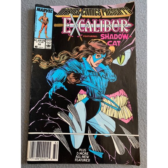 Marvel Comics Presents Excalibur #32 Featuring Shadow Cat 1989 - Picture 1 of 4